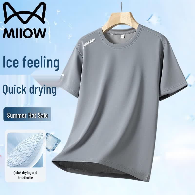 MiiOW Men s Short-Sleeve Cool-Dry T-Shirt 3XL