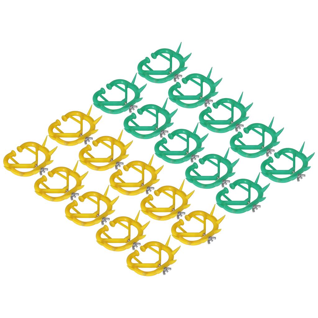 10ks Třmen pro kravský nos Tlustý plastový odstavovač proti sání mléka pro hospodářská zvířata