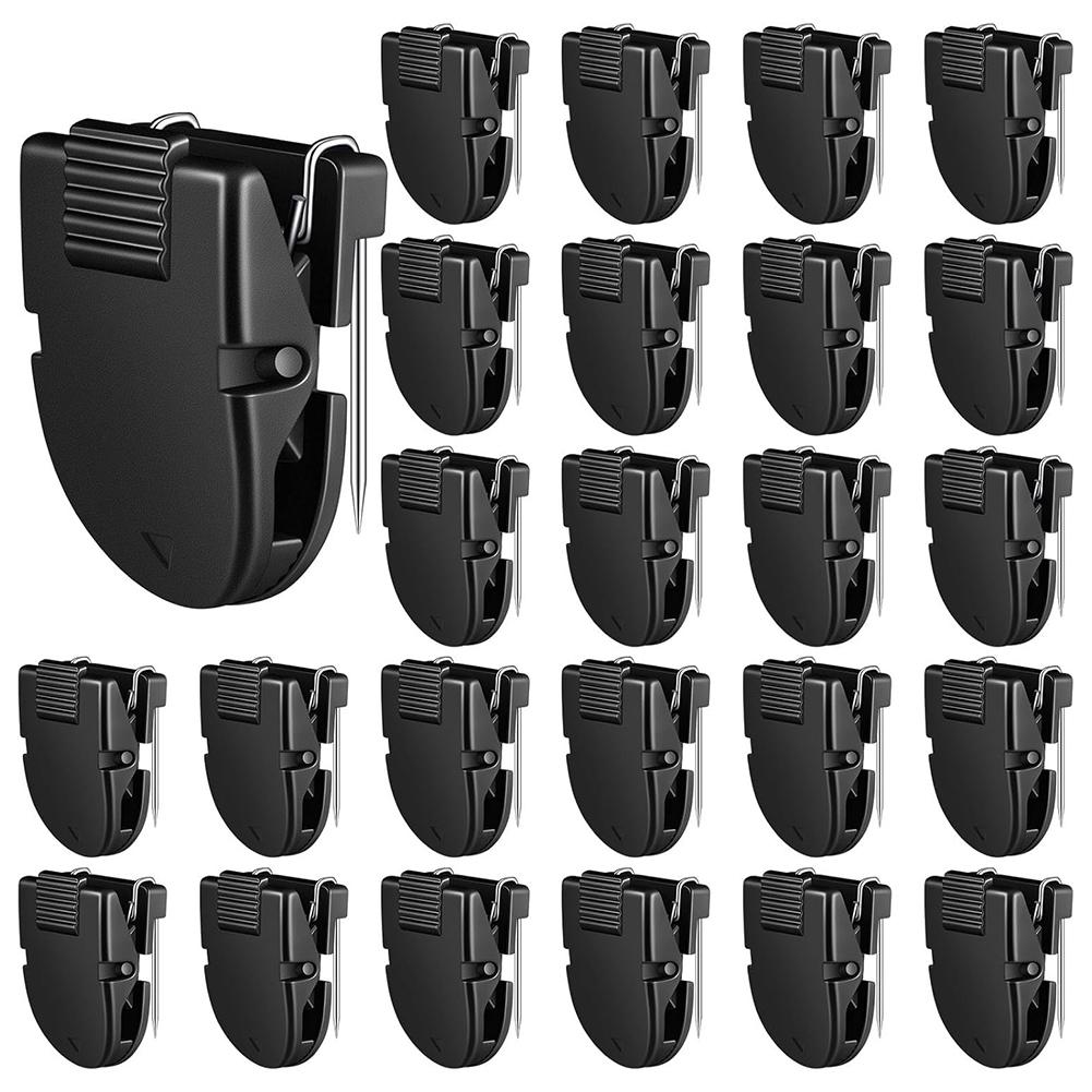 25pcs Office Photos Wall Clips 40-Sheet Capacity Fabric Panel Wall Clips Fabric Panel Cubicle Accessories for Notes Memos