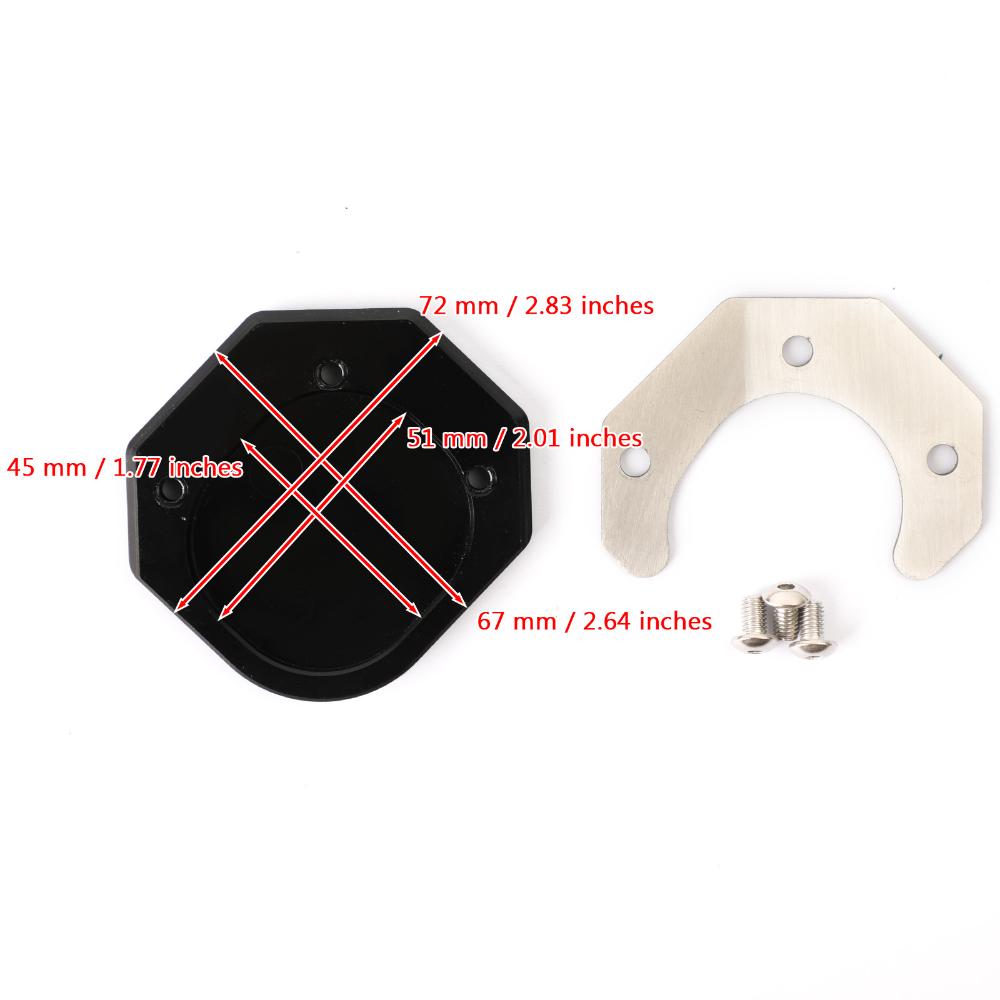 Kickstand Enlarge Plate Pad vhodná pro YAMAHA WR250 R/X SEROW250 TRICKER