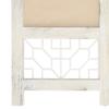 Vidaxl 6-Panel Room Divider, Cream, 210 X 165 Cm, Fabric