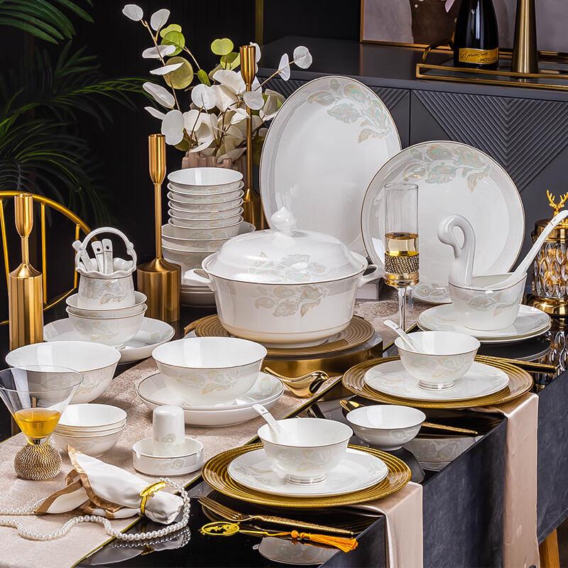 Wei Yi Jingdezhen Luxury Ceramic Dinnerware Set