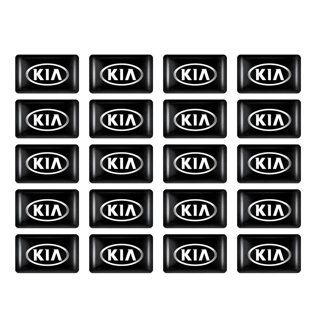 10/20/50pc Car Interior Dashboard Steering Wheel Decoration Sticker For KIA Rio Ceed Sportage Cerato Soul Picanto Optima Sorento