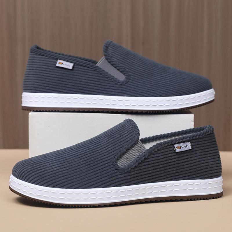 Lazy shoes cloth shoes men's breathable non-slip casual shoes low-top youth shoes driver driving shoes