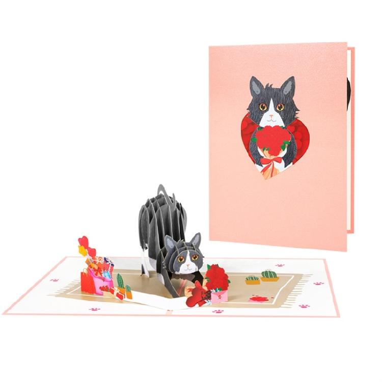 3D Popup Wedding Invitation Greeting Cards Valentines Day Lovers Gift Card 1