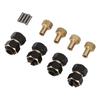 4PCS RC Hex Hub 10mm Brass Wheels Hex Hub Extension Hex Drive Adapter for Traxxas Trx4m 118 RC