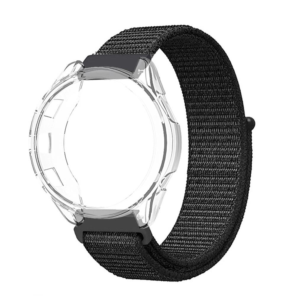 Nylon Strap + Case for Garmin Forerunner 165 265 265s 965 245 745 Ultra Light Fast Drying Watch Band Protector Case Soft Cover