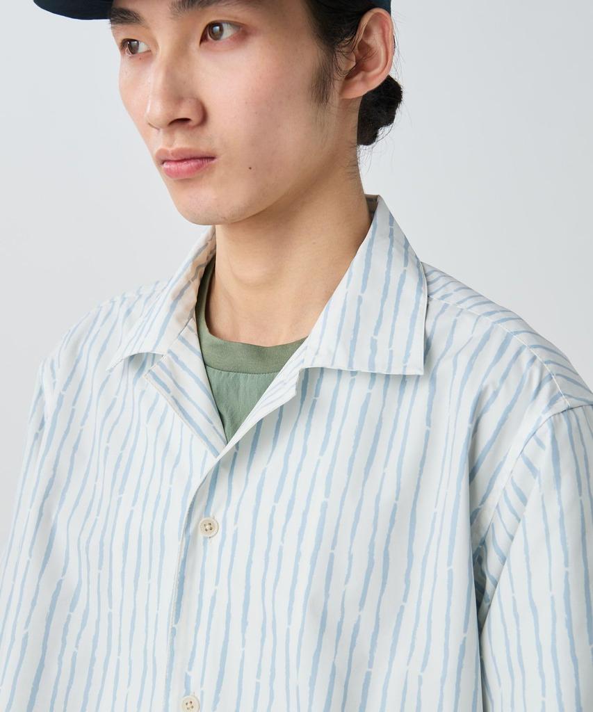 Patterned Shirt Take Tops Shirt Long Sleeve LIGHT GREY M [Snow Peak] SH-26SU010 Men's Women's