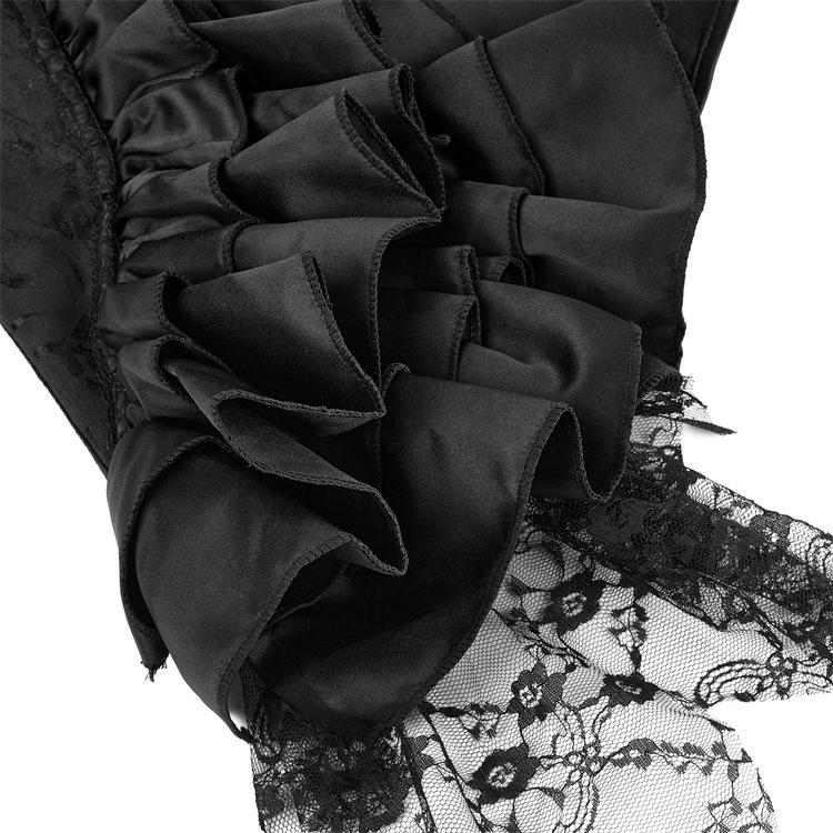 Corsetto in Raso con Bordino in Pizzo Stile Corte: Guaina modellante con supporto lombare e controllo addominale