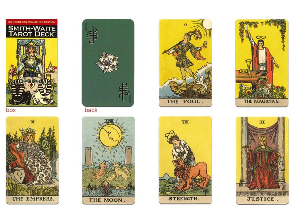 Nichiyu Tarot Cards 82 Cards Waite Edition Fortune Telling Tarot Borderless Edition Tarot Deck Borderless Miniature Tarot Borderless Edition Is Now