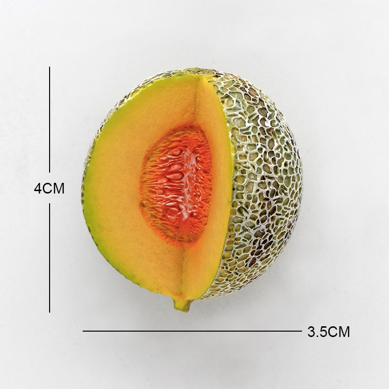 Bionic Fruit Refrigerator with 3D Fridge Magnets Pineapple Bamboo Avocado Papaya Strawberry Durian Cherry Carambola Home Décor