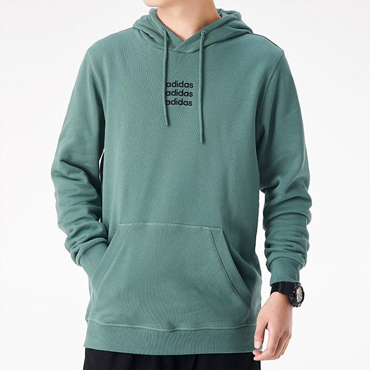 Adidas Neo C+ Hoodie Men Tops Teal-Green GJ8935