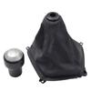 5-Speed Shifter Gear Shift Knob Leather Material ABS Plastic Construction Manual Transmission Gear Shift Gear Shift Knob