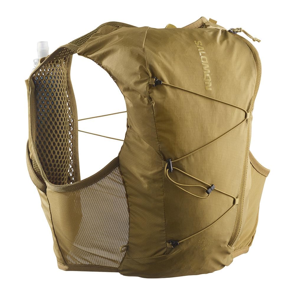 Salomon ACTIVE SKIN 8 SET Running Vest LC2862500 (Khaki/S/Men's)