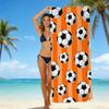 Football Printed Microfiber Beach Towel Quick Dry Absorbent Bath Towel For Seaside Swimming