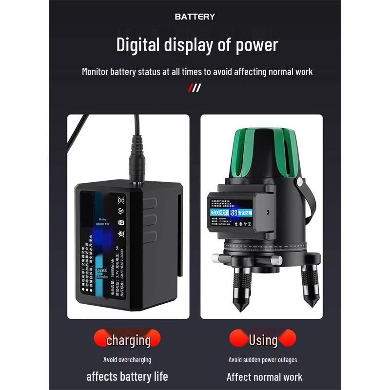 Infrared Battery Leveling Instrument Set with Charger