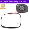 Stplrgecp Passenger Driver Side Left or Right Door Side Heated Wing Mirror Glass Lens for Chrysler Town Country 2008-2016