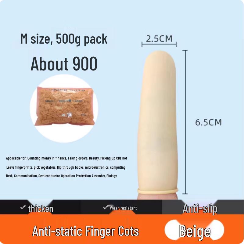 Xingduo Thickened Anti-static Latex Finger Cots