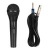 Full Metal Handheld Wired Microphone for Live Stage, Outdoor Singing, and Home Audio.