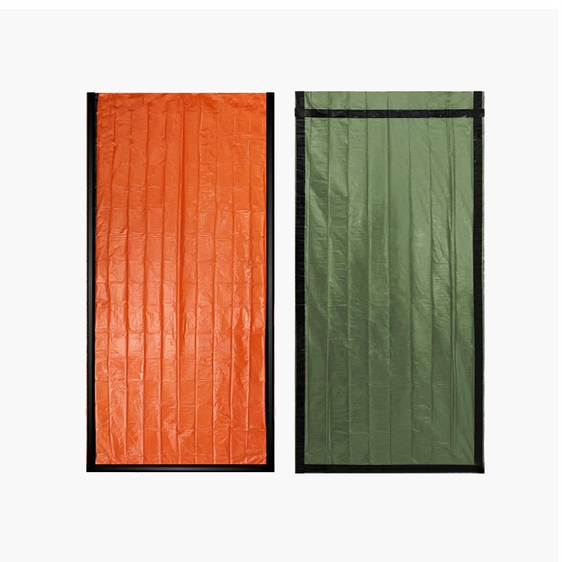 Portable Waterproof Emergency Survival Sleeping Bag Outdoor Edc Camping Gear Thermal Sack First Aid Rescue Kit Mylar Blanket