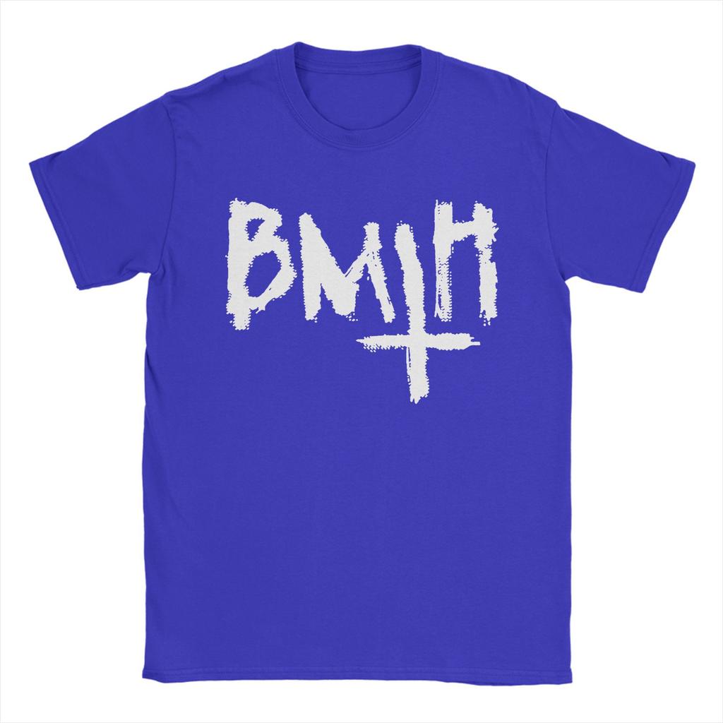 T-shirts pour hommes Bring Me the Horizons BMTH Drôles T-shirts en coton pur Manches courtes T-shirts Col rond Vêtements Nouvelle Arrivée
