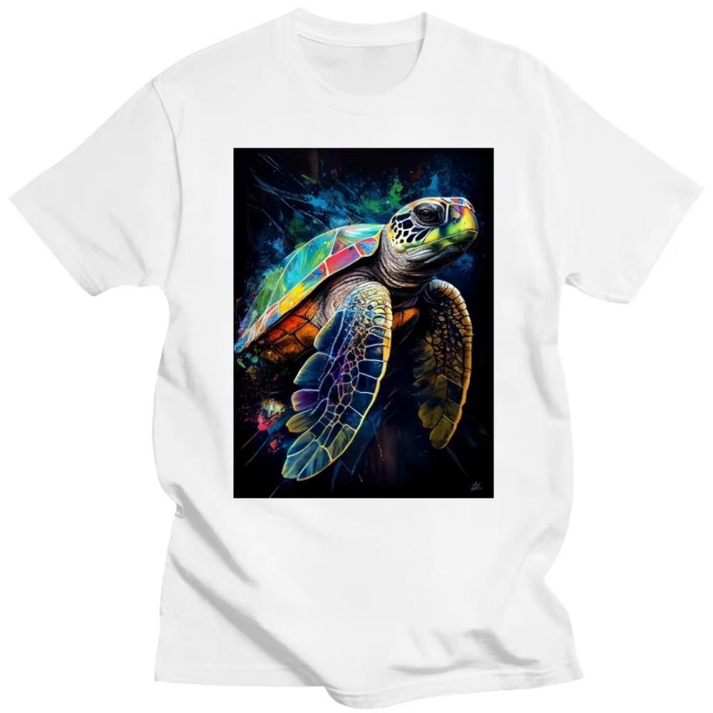 Sea Turtle Beach Lover Ocean Animal T Shirt Tee Tops Round Neck Short-Sleeve Fashion Tshirt Clothing Casual Basic T-shirts