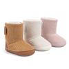 Cross-Border Winter Baby Velcro Cotton Warm Shoes with Plus Velvet Soft Sole.