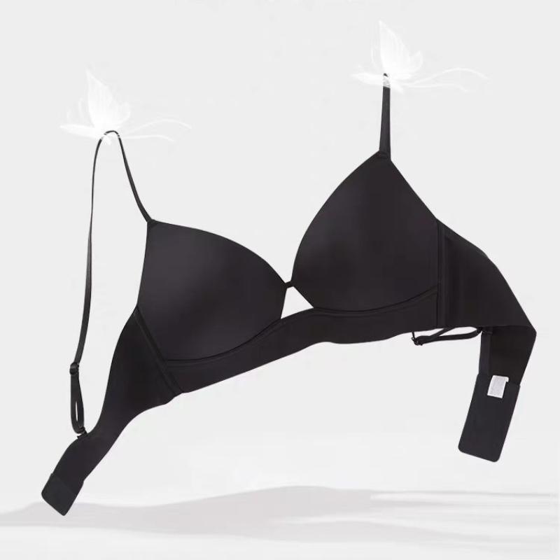 Bezszwowa Bielizna Cienka Małe Piersi Zebrana Ramiączka Biustonosz dla Kobiet