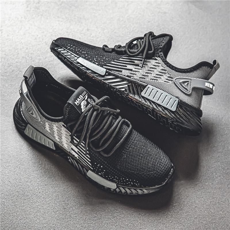 

Модные тканевые мокасины Мужская повседневная обувь Повседневные кроссовки Спорт и отдых Весна и осень Нескользящие Проветриваемые Износостойкие Модные 44 чёрный