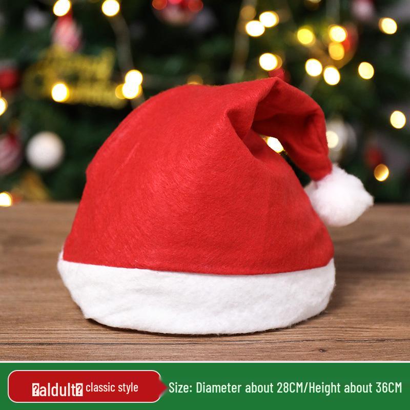 2025 Santa Claus Christmas Hat for Adults & Kids - Festive Costume Headwear & Gift