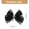 Heart Crosses Lace Hair Clip Fashionable Women's Hairpin Versatiles Hairstyle Clip for Girls and Women