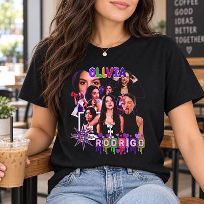 2026 New Hot Sale Singer Olivia Rodrigo Graphic T-shirt Men Women Harajuku Hip Hop Punk T-shirt Y2K Cotton Gothic Round T-shirt