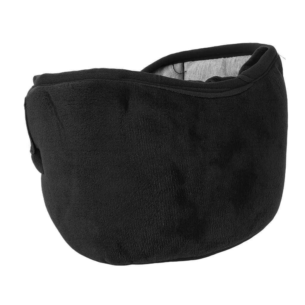 Schlafmaske Bluetooth Musik 360 Verdunkelung Baumwolle Schlafmaske für Reise Nickerchen Entspannung Schwarz