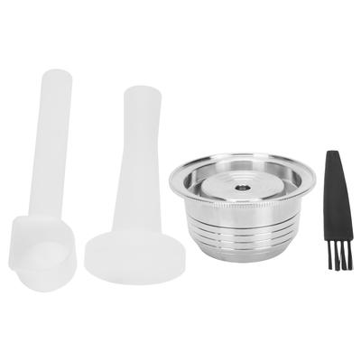 Kaffeekapsel Edelstahl Wiederverwendbar Nachfüllbar Kaffeefilter-Set für Nespresso Vertuo Plus