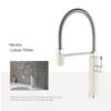 Luxury Universal Tinkerbell Pull-Out Kitchen Faucet - Hot & Cold All-Copper Dishwashing Sink Faucet