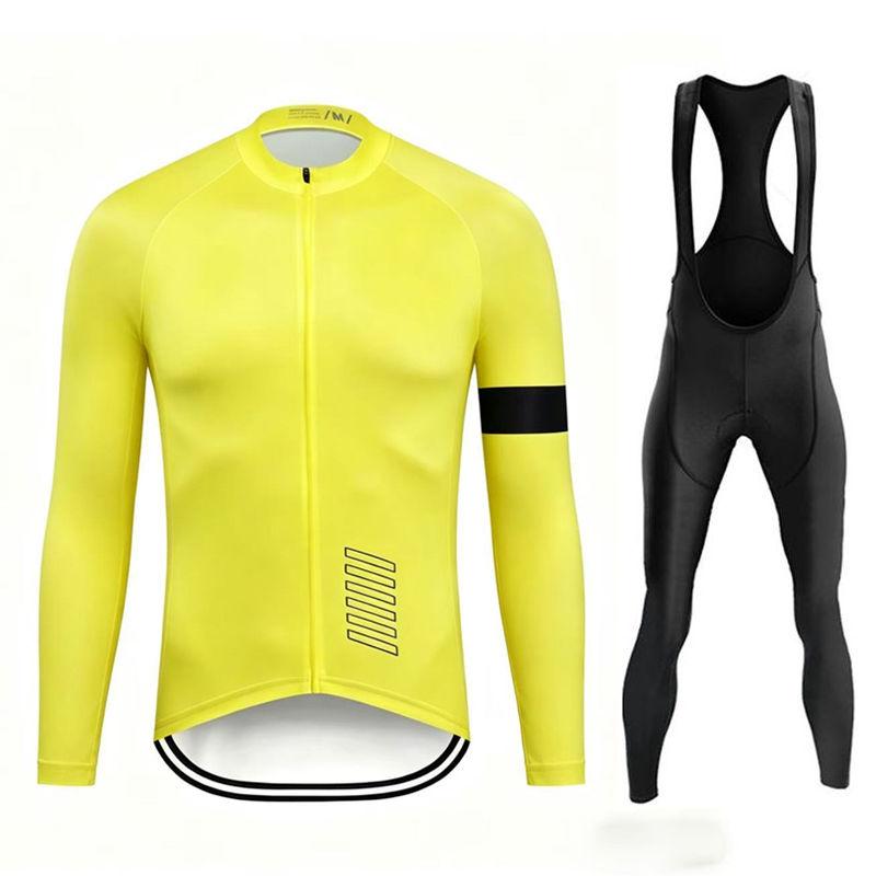 2026 Pro Team Atmungsaktives Herren Langarm Radtrikot Set Frühling und Herbst Mountainbike Kleidung Wear Ropa Ciclismo