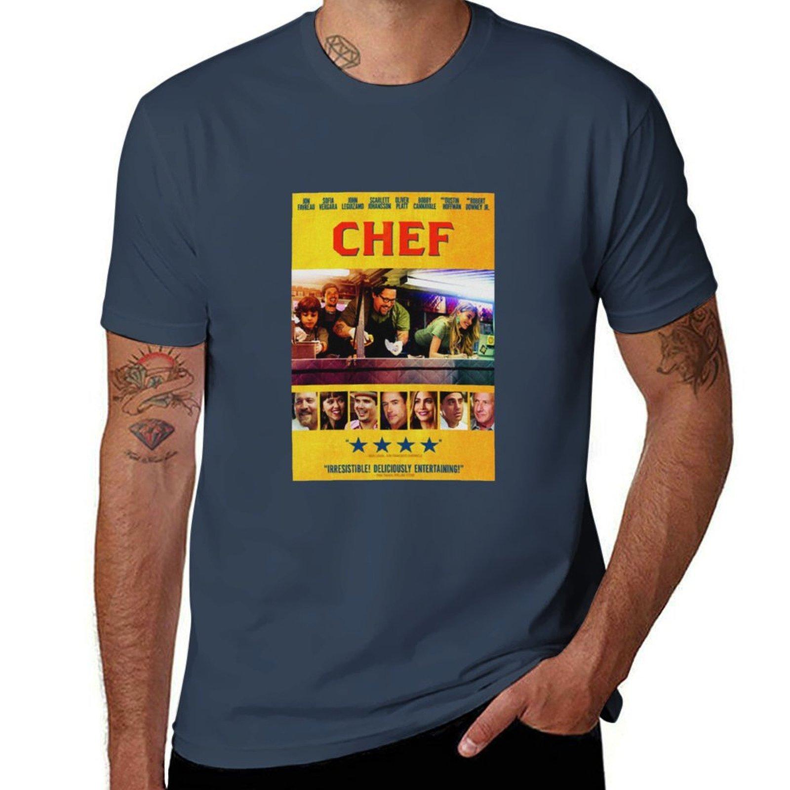 Chef Tshirt Daily Wear Plain Short Sleeve Shirt S