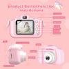 Children Camera 1080P HD 20-inch Digital Camera Mini Charming Toys Camera with Silicone Cases Toys Life Camera Kids Birthday Gift