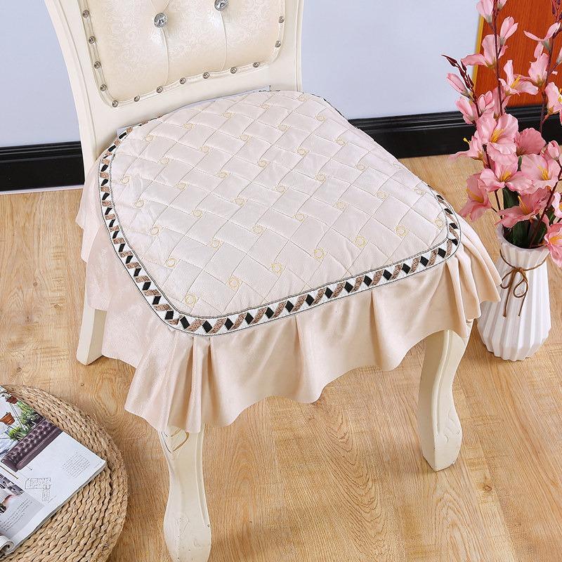 48x52cm Household Seat Cushion European Style Dining Stool Cover Four Season Universal Modern Minimalist Fabric Wear Resistant Protective Cover