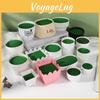 Simulation Ceramic Oval And Square Plastic Flower Pots For Desktop Garden And Gift Ideas