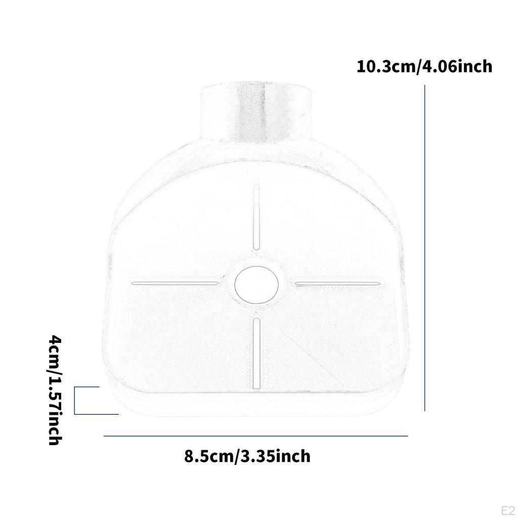 Borestøvoppsamlingsskål 3,3x4 tommer Lettvekt Enkel å installere for gipsplater, takplater Allsidig