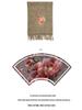 Double-Sided Suzhou Embroidery Pure Wool Scarf - Chinese Style for Mature & Elderly