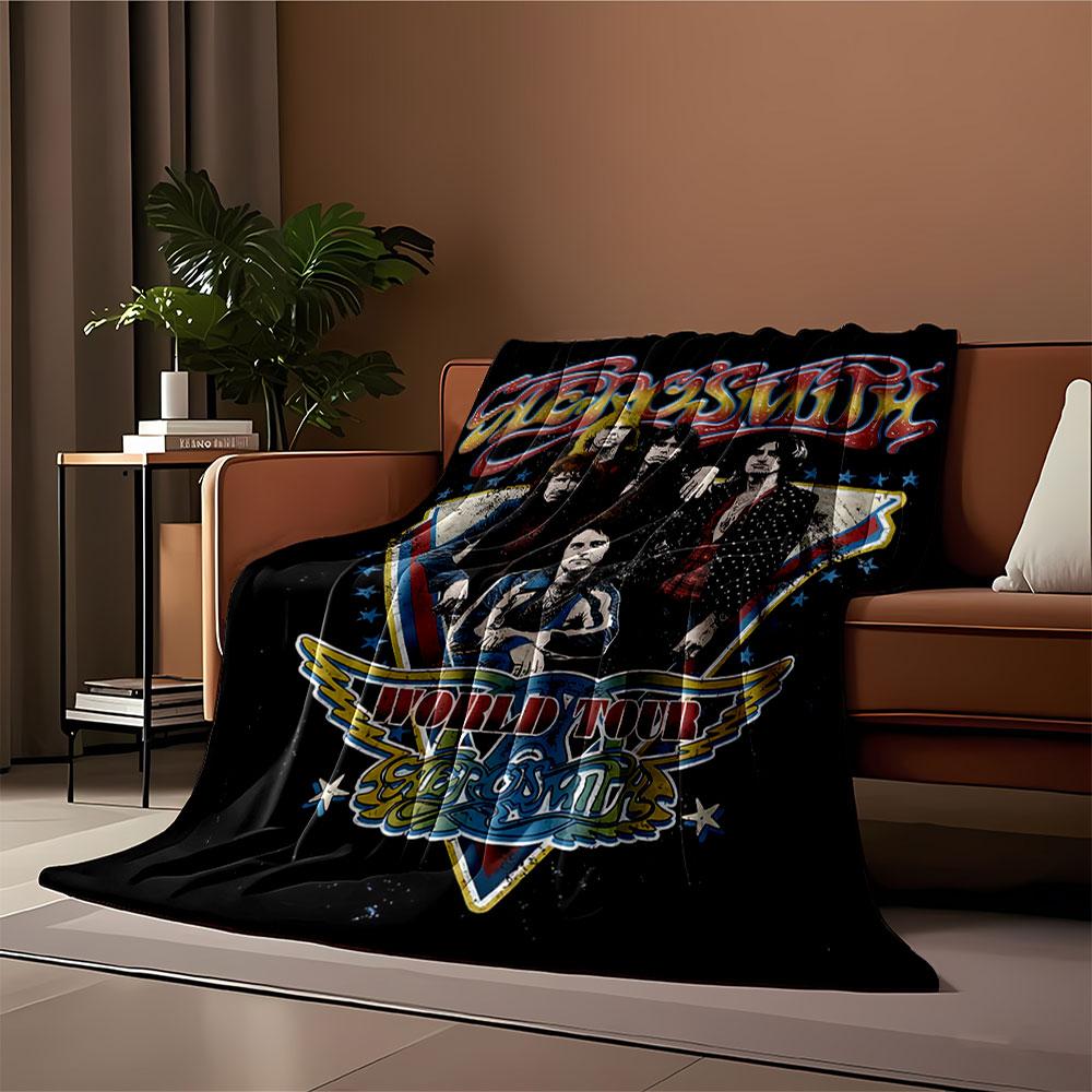 Aerosmith World Tour Blanket for all seasons blanket lunch break throw gift