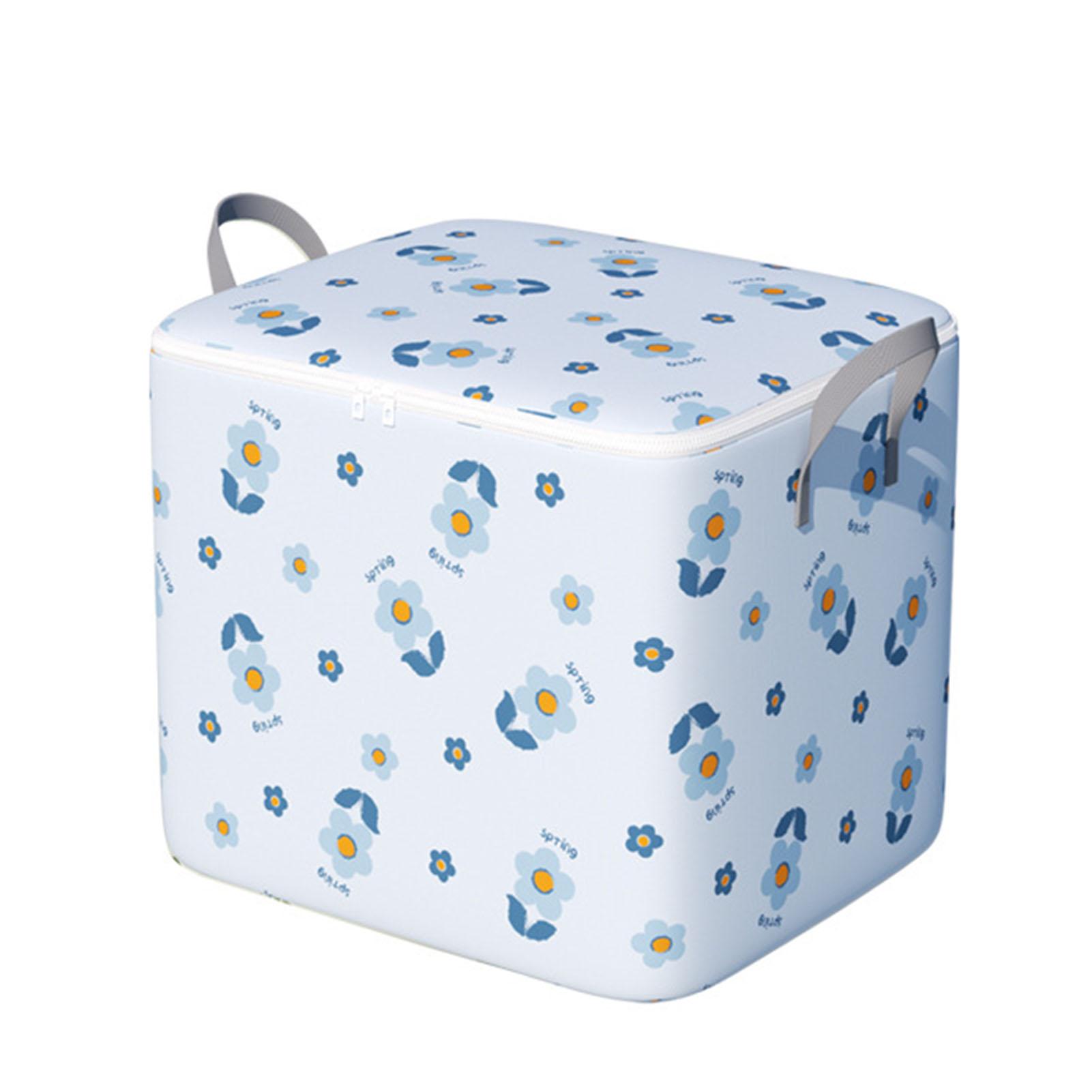 Quilt Storage Bag With Handle Stackable Anti-mould Quilts Finishing Bag For Shoe Storage 100L синий 3370₽