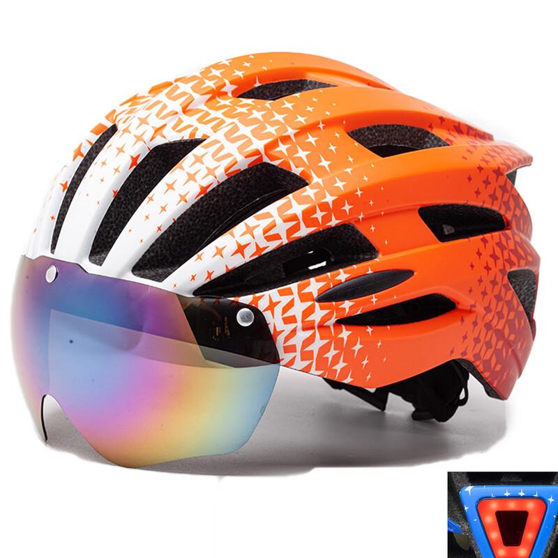 LISHI Integrated Cycling Helmet with Magnetic Visor