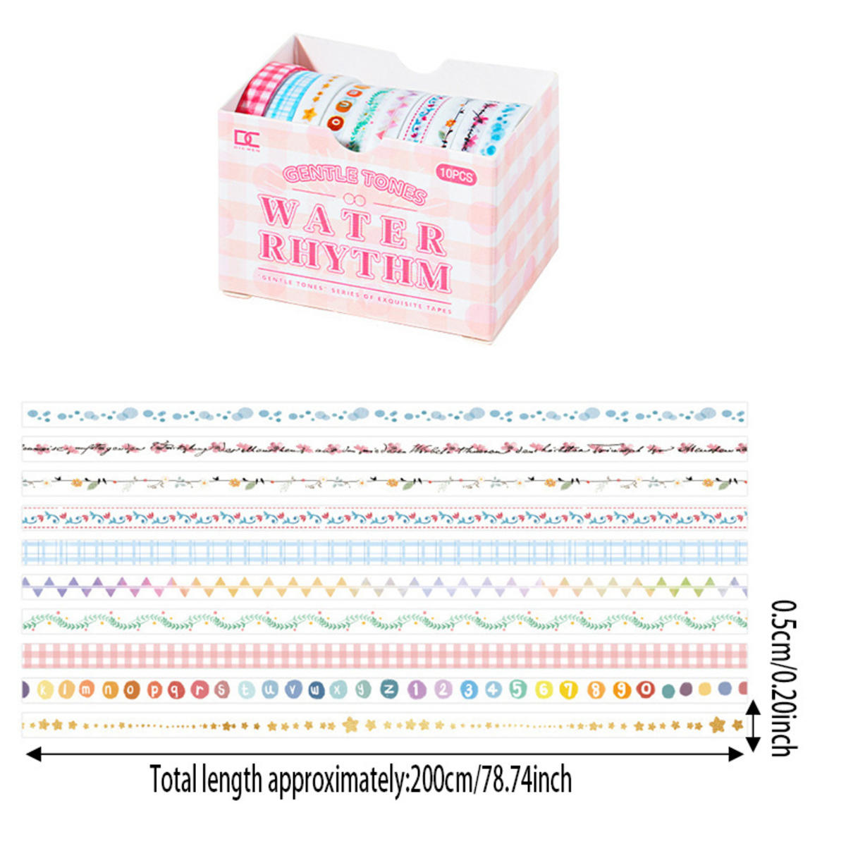 

Creative Colorful Flower Plants Decorative Adhesive Tape Masking Tape DIY Scrapbooking Sticker Label School style1