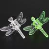 100-10PCS Garden Transparent/Green 36x36mm 4-Claw Dragonfly Plant Fixed Growth Climbing Vine Flower Stems Ornamental Decoration