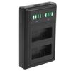 Doppelladestation Schnelllader Micro TypeC LCD-Anzeige für LPE8 Kameraakku