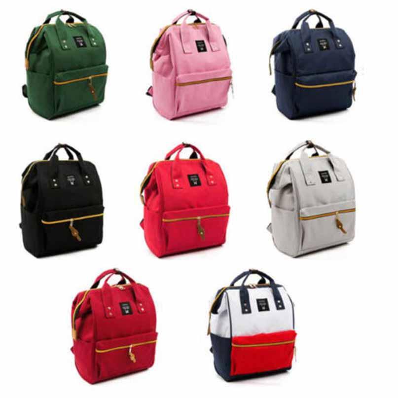 Japan Anello Canvas Backpack Rucksack School Bag With Waterproof Durable Fabric And Multiple Interior Pockets