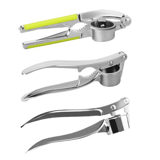 Manual Garlic Press Heavy Duty Ginger Crusher Masher with Ergonomic Handle Efficient Garlic Press Tool for Home Cooking
